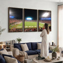 Dooley Stadium Wall Art, Sports Arena Panoramic Canvas