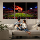 Jordan-Hare Football Stadium Wall Art Canvas Print, Football by MyGreatCanvas | Canvas Wall Art Prints | Photo Prints & Wall Decor