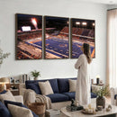 Boise State Broncos Albertsons Stadium Wall Art Canvas Print