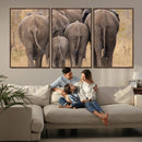 Wild Elephant Wall Art Canvas Print by MyGreatCanvas | Canvas Wall Art Prints | Photo Prints & Wall Decor