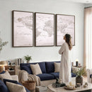 World Map Canvas Print – Detailed Map of the World Wall Art