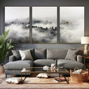 Foggy Forest Wall Art Canvas Print, Misty Pine Tree by MyGreatCanvas | Canvas Wall Art Prints | Photo Prints & Wall Decor