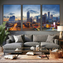 Atlanta Skyline Wall Art Canvas Print, Atlanta Downtown by MyGreatCanvas | Canvas Wall Art Prints | Photo Prints & Wall Decor