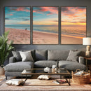 Beach Walk Wall Art Canvas Print – Soft Coastal Photography by MyGreatCanvas | Canvas Wall Art Prints | Photo Prints & Wall Decor