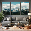 Mountain Forest Wall Art Canvas Print, Alpine Pine Tree by MyGreatCanvas | Canvas Wall Art Prints | Photo Prints & Wall Decor