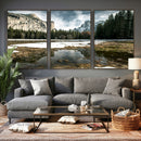 Yosemite Valley Mountain Wall Art Canvas Print, Granite by MyGreatCanvas | Canvas Wall Art Prints | Photo Prints & Wall Decor