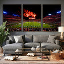 Auburn Stadium Wall Art Canvas Print, College Football Night by MyGreatCanvas | Canvas Wall Art Prints | Photo Prints & Wall Decor