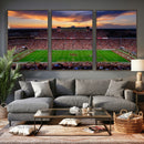 Oklahoma Sooners Stadium Wall Art Canvas Print, College by MyGreatCanvas | Canvas Wall Art Prints | Photo Prints & Wall Decor