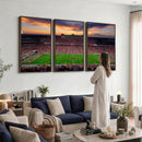 Oklahoma Sooners Stadium Wall Art Canvas Print, College