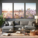 Lavender Field Wall Art Canvas Print, Butterfly Floral by MyGreatCanvas | Canvas Wall Art Prints | Photo Prints & Wall Decor