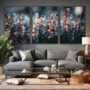 Winter Heather Wall Art Canvas Print, Frosted Floral Nature by MyGreatCanvas | Canvas Wall Art Prints | Photo Prints & Wall Decor