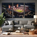 Oklahoma Memorial Stadium - Gaylord Memorial Stadium Wall by MyGreatCanvas | Canvas Wall Art Prints | Photo Prints & Wall Decor