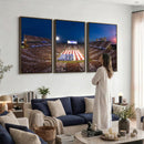 Oklahoma Sooners Memorial Stadium Wall Art Canvas Print,