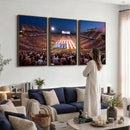 Oklahoma Memorial Stadium Wall Art Canvas Print – Oklahoma