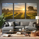 Sheep Wall Art Canvas Print – Rural Farm Animal Artwork by MyGreatCanvas | Canvas Wall Art Prints | Photo Prints & Wall Decor