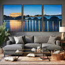 Washington DC Wall Art Canvas Print – Lincoln Memorial Night by MyGreatCanvas | Canvas Wall Art Prints | Photo Prints & Wall Decor
