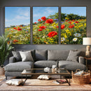 Wildflower Meadow Wall Art Canvas Print – Colorful Poppy and by MyGreatCanvas | Canvas Wall Art Prints | Photo Prints & Wall Decor