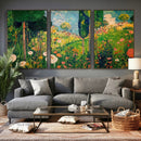 Gustav Klimt Boho Mountain Landscape Large Wall Art, by MyGreatCanvas | Canvas Wall Art Prints | Photo Prints & Wall Decor