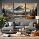 Mountain Lake Canvas Wall Art — Rustic Forest Landscape by MyGreatCanvas | Canvas Wall Art Prints | Photo Prints & Wall Decor