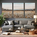 Neutral Wildflower Field Canvas Wall Art — Beige Earth Tone by MyGreatCanvas | Canvas Wall Art Prints | Photo Prints & Wall Decor