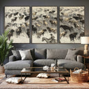 Cowboy Cattle Drive Canvas Wall Art, Western Longhorn Herd by MyGreatCanvas | Canvas Wall Art Prints | Photo Prints & Wall Decor