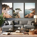 California Coast Canvas Wall Art Set, Big Sur McWay Falls by MyGreatCanvas | Canvas Wall Art Prints | Photo Prints & Wall Decor