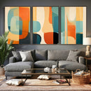 Abstract Geometric Wall Art Canvas Print, Mid Century Modern by MyGreatCanvas | Canvas Wall Art Prints | Photo Prints & Wall Decor