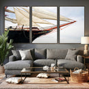 Sailboat Wall Art Canvas Print, Vintage Ship Bow Framed by MyGreatCanvas | Canvas Wall Art Prints | Photo Prints & Wall Decor