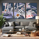 Playing Cards Canvas Wall Art | Casino Game Room Decor, by MyGreatCanvas | Canvas Wall Art Prints | Photo Prints & Wall Decor