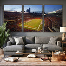 Chicago Bears Soldier Field Canvas Wall Art, NFL Stadium Panorama Print, Football Arena Photography for Sports Fans by MyGreatCanvas | Canvas Wall Art Prints | Photo Prints & Wall Decor
