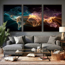 World Map and Global Flight Routes Map Canvas Wall Art, Worldwide Aviation Network Print, International Air Travel Wall Decor by MyGreatCanvas | Canvas Wall Art Prints | Photo Prints & Wall Decor