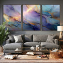 Colorful Abstract Canvas Wall Art Print, Vibrant Popup Color Art Print