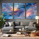 Colorful Abstract Canvas Wall Art Print, Vibrant Popup Color Art Print