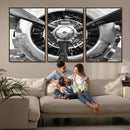Vintage Airplane Wall Art Canvas Print by MyGreatCanvas | Canvas Wall Art Prints | Photo Prints & Wall Decor