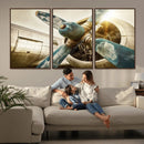 Vintage Airplane Canvas Print by MyGreatCanvas | Canvas Wall Art Prints | Photo Prints & Wall Decor