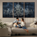 Dark Chandelier Wall Art Canvas Print by MyGreatCanvas | Canvas Wall Art Prints | Photo Prints & Wall Decor