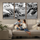 American Football Player Wall Art Canvas Print by MyGreatCanvas | Canvas Wall Art Prints | Photo Prints & Wall Decor