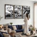 American Football Player Wall Art Canvas Print