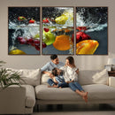 Kithen Vegetables World Wall Art Canvas Print