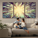 Tree and Sunshine Canvas Print