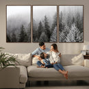 Big Foggy Forest and Misty Trees Forest Wall Art Canvas by MyGreatCanvas | Canvas Wall Art Prints | Photo Prints & Wall Decor
