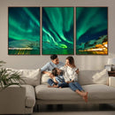 Northern Lights Wall Art Canvas Print by MyGreatCanvas | Canvas Wall Art Prints | Photo Prints & Wall Decor