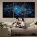 Forest and Stars Wall Art Canvas Print by MyGreatCanvas | Canvas Wall Art Prints | Photo Prints & Wall Decor