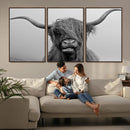 Texas Cow Wall Art Canvas, Texas Longhorn Cattle Canvas by MyGreatCanvas | Canvas Wall Art Prints | Photo Prints & Wall Decor