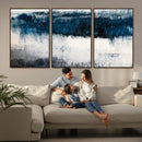 Abstract Blue and White Canvas Art | Large Wall Art for by MyGreatCanvas | Canvas Wall Art Prints | Photo Prints & Wall Decor
