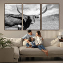 Longhorn Wall Art Canvas Print, Framed Ranch Wall Art Canvas by MyGreatCanvas | Canvas Wall Art Prints | Photo Prints & Wall Decor