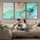 Colorful Marble Fluid Effect Canvas Wall Art Print by MyGreatCanvas | Canvas Wall Art Prints | Photo Prints & Wall Decor