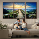 Mountain and Sunset Wall Art Canvas Print by MyGreatCanvas | Canvas Wall Art Prints | Photo Prints & Wall Decor
