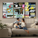 Graffiti Wall Art – Colorful Urban Street Canvas Print, by MyGreatCanvas | Canvas Wall Art Prints | Photo Prints & Wall Decor