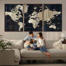World Map Canvas Print – Detailed Map of the World Wall Art by MyGreatCanvas | Canvas Wall Art Prints | Photo Prints & Wall Decor
